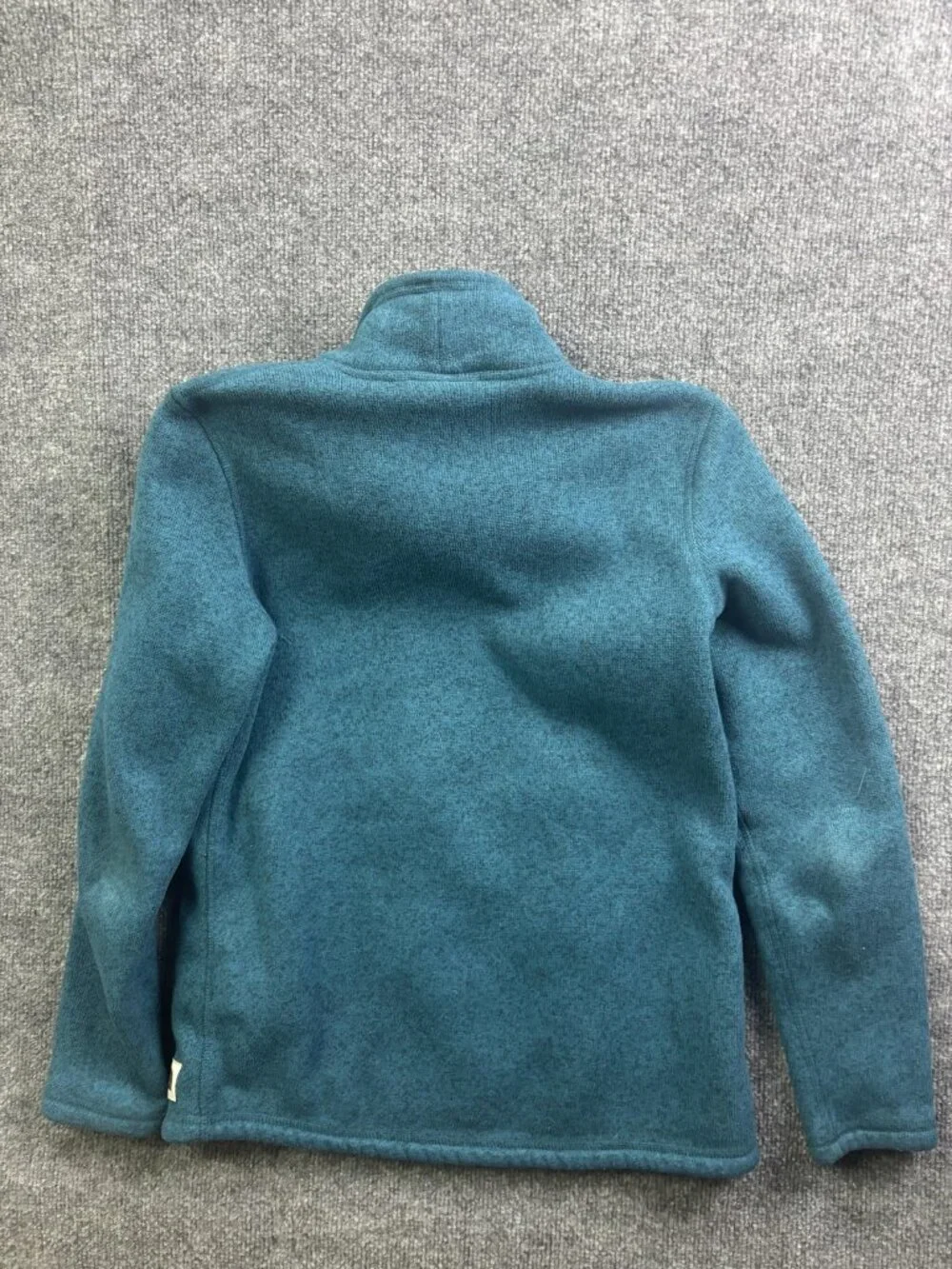 The‎ North Face Crescent Jacket Womens Medium Blue Fleece Full Zip Pockets